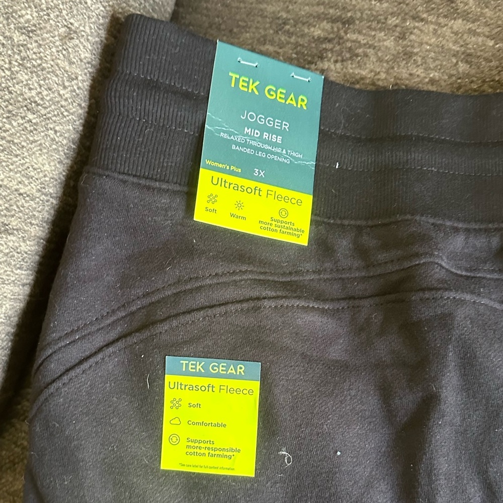 Tek Gear high rise jogger 3X NWT